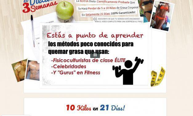 Dieta de 3 Semanas – Pierde 5 Kilos en 21 Dias | Programa Acelerado de Dieta | El Mejor Libro de Dieta Existente