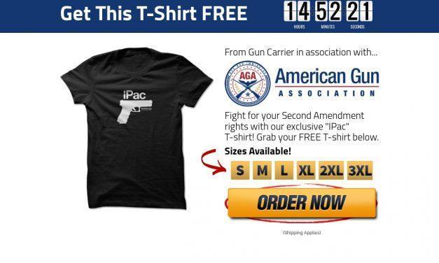 FREE! Ipac T-Shirt From The American Gun Association