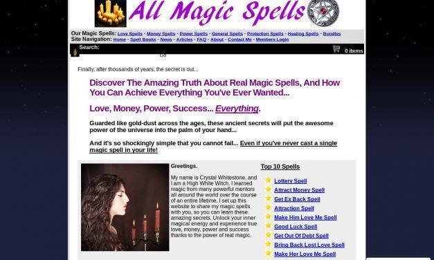 Magic Spells For Love, Money, Power And More