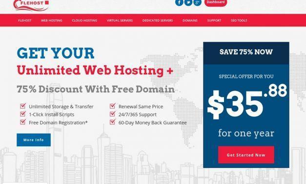 Unlimited Web Hosting With Free Domain – FleHost