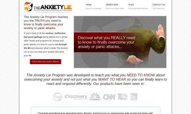 The Anxiety Lie – Overcome Your Anxiety and Panic Attacks