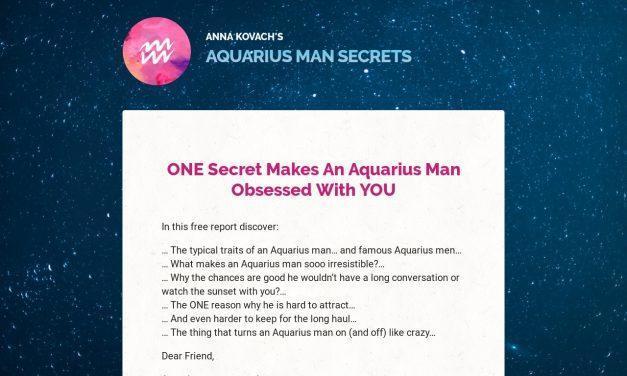 Aquarius Man Secrets — Put That Hot Aquarius Man Under Your Spell