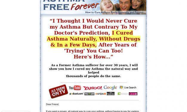 Asthma Relief Forever – How to Cure Asthma Easily, Naturally and Forever