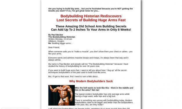 Build Huge Arms Fast with Old School Arm Building Workouts
