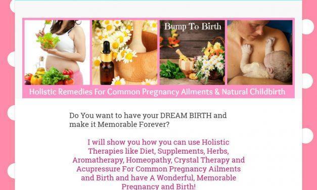 Bump To Birth Book | Holisitc Remedies For Common Pregnancy Ailments and Natural Childbirth