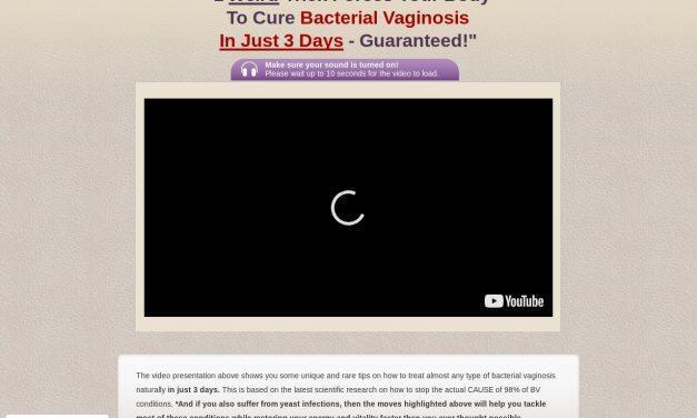 Bacterial Vaginosis No More – BV Presentation