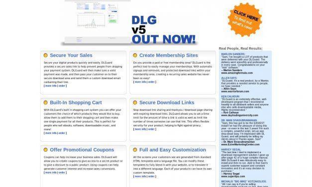 DLGuard – Download page protector, create expiring download links