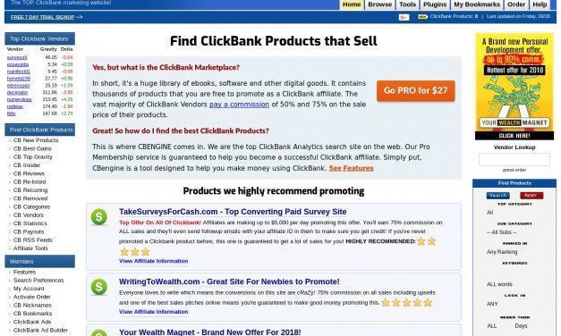 ClickBank Marketplace – CBENGINE