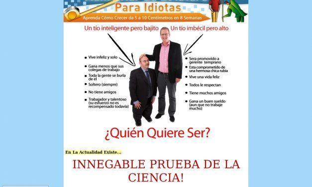 Aumentar La Estatura Para Idiotas – Como aumentar la altura, como crecer mas alto, como conseguir mas alto y aumentar la altura