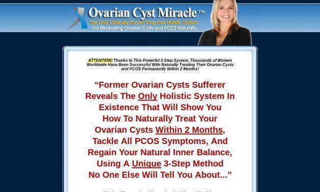 Ovarian Cyst Miracle™ – OFFICIAL WEBSITE – Heal Ovarian Cysts and PCOS Naturally