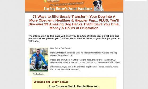The Dog Owner’s Secret Handbook