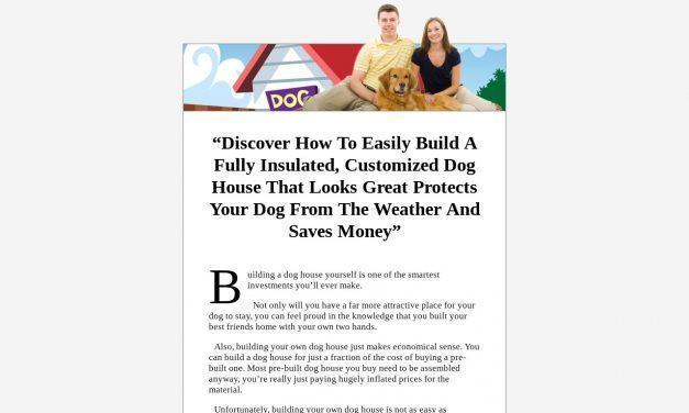How To Build A Dog House – Insulated Dog House Plans