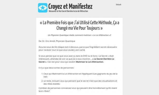 Croyez et Manifestez | Le Secret Derrière Le Secret – Clickbank