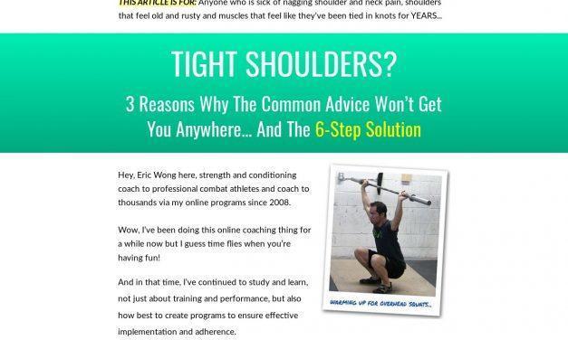 Shoulder Flexibility Solution