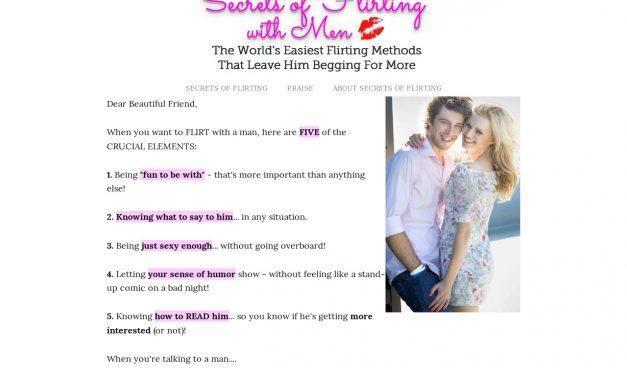 Secrets of Flirting With Men – By Mimi Tanner
