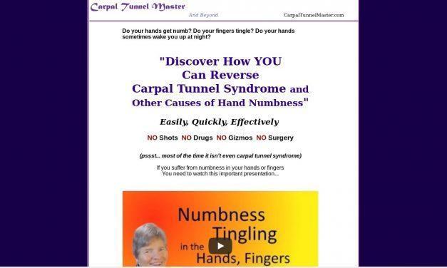Carpal Tunnel Syndrome Self Treatment