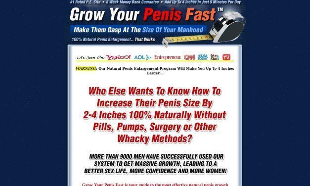 Natural Penis Enlargement Exercises – Penis Enlargement – Penis Exercises – Penis Growth – Award Winning Grow Your Penis Fast Program