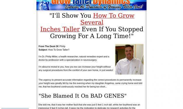 Grow Taller Dynamics – Exposing the Dynamics of Growing Taller Fast!