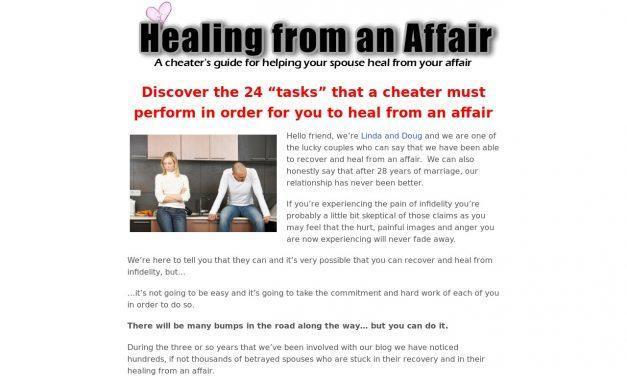 – Healing from an AffairHealing from an Affair