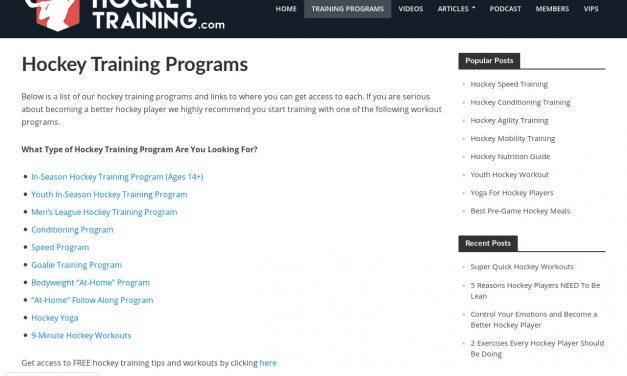 Hockey Training Programs – Workout Programs For Hockey Players