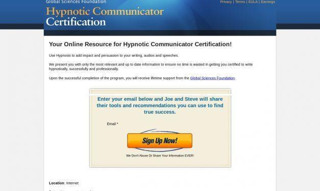Hypnotic Communicator Certification