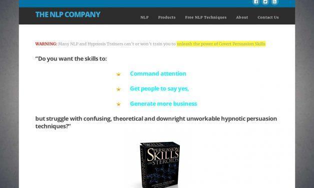 Persuasion Skills on Steroids Deconstructed Main Info Page – The NLP Company