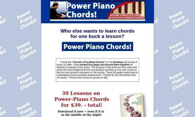 Power Piano Chords!