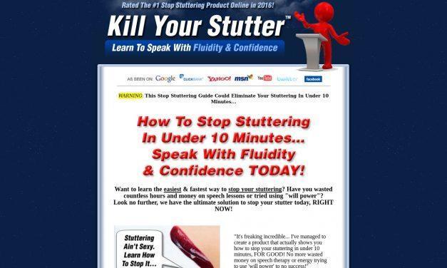 Kill Your Stutter – Learn To Speak Without Stuttering Today
