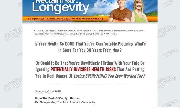 Reclaim Your Longevity: 8 Simple Steps To Dial In 20 More Years Of Peak Performance Living