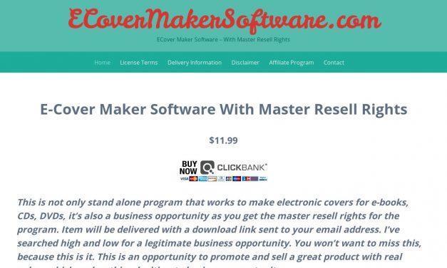 ECoverMakerSoftware.com | ECover Maker Software – With Master Resell Rights
