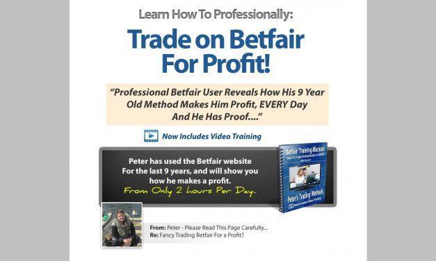 Pete’s Betfair Methods – Professional Betfair Training System