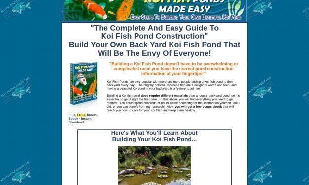 Koi Fish Ponds Made Easy – Backyard Pond Construction