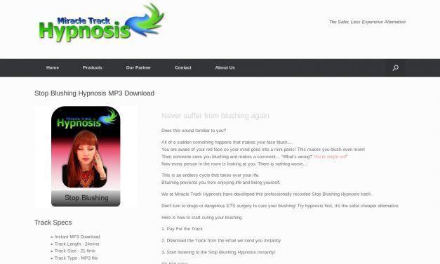 Stop Blushing Hypnosis MP3 Download – Miracle Track Hypnosis