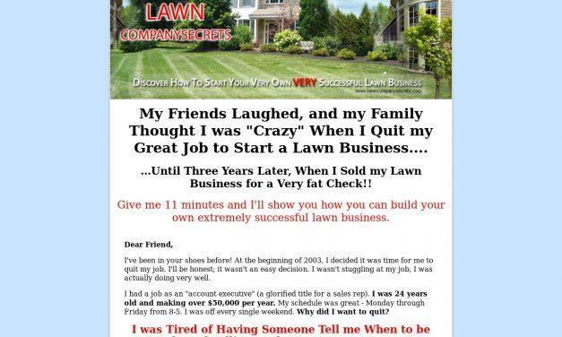 How to Start a Lawn Business – LawnCompanySecrets.com