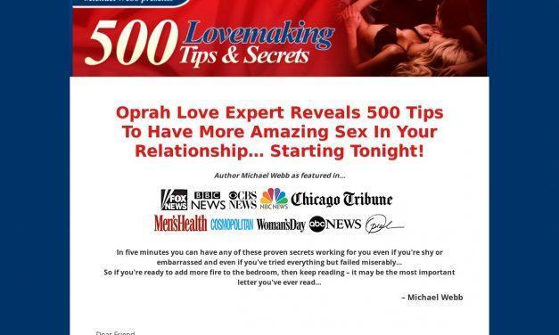 500 Lovemaking Tips