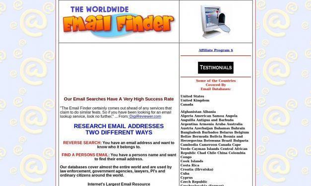 The Ultimate Worldwide Email Address Finder – 95% Success Rate