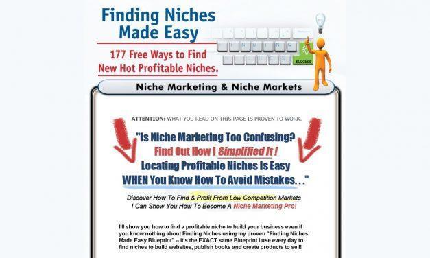 Finding Niches Made Easy by Christine Clayfield