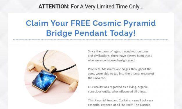 Cosmic Pyramid Bridge Pendant FREE