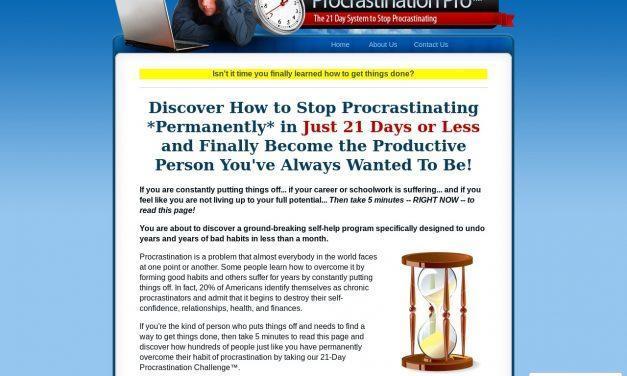 Stop Procrastinating – A 21-Day Program to Break the Habit