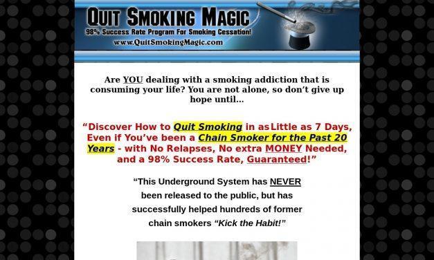 Do You Want To Quit Smoking? Quit Smoking in Less than 7 Days with QuitSmokingMagic.com