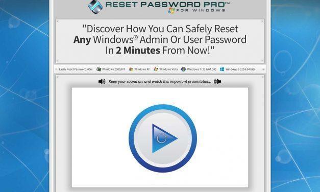 Reset Password Pro™ | Reset Any Windows Administrator or User Password In 3 Easy Steps!