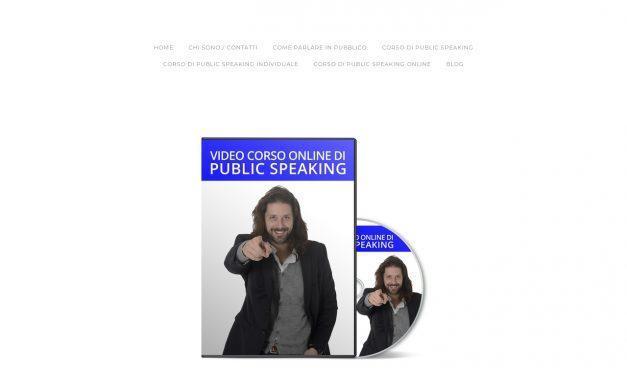 Corso public speaking online. Corso parlare in pubblico online