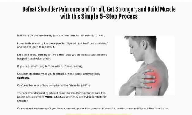 Fix Your Shoulder Pain – Simple Shoulder Solution