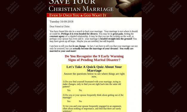 You Can Save Your Christian Marriage!