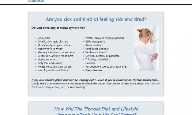 Book Sales Page | Thyroid Wellness Diet