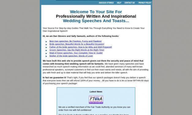 WeddingSpeech4U | Wedding Speeches For You | Wedding Speech 4 U