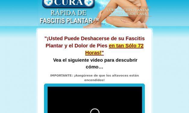 Cura Rápida para Fascitis Plantar™