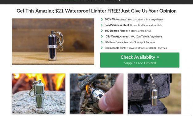Free Waterproof Lighter From FPA