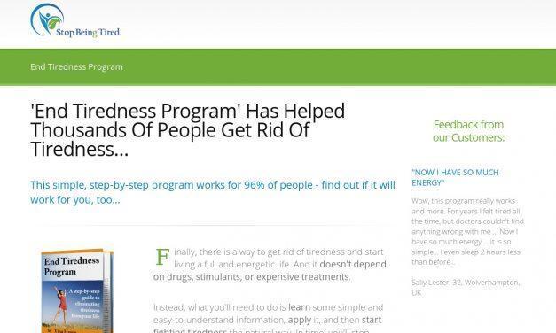 ‘End Tiredness Program’ Has Helped Thousands Of People Get Rid Of Tiredness… | Stop Being Tired