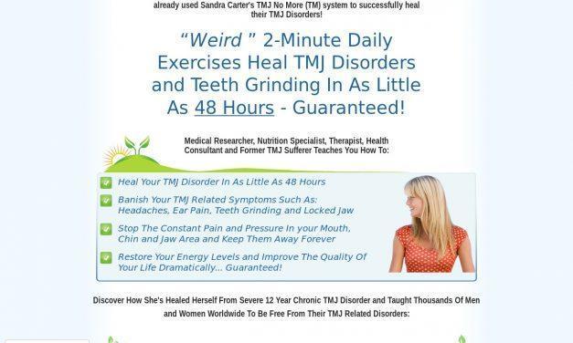 TMJ No More™ – Stop TMJ, Bruxism and Teeth Grinding Holistically
